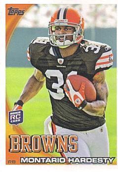 Montario Hardesty #132 Football Cards 2010 Topps