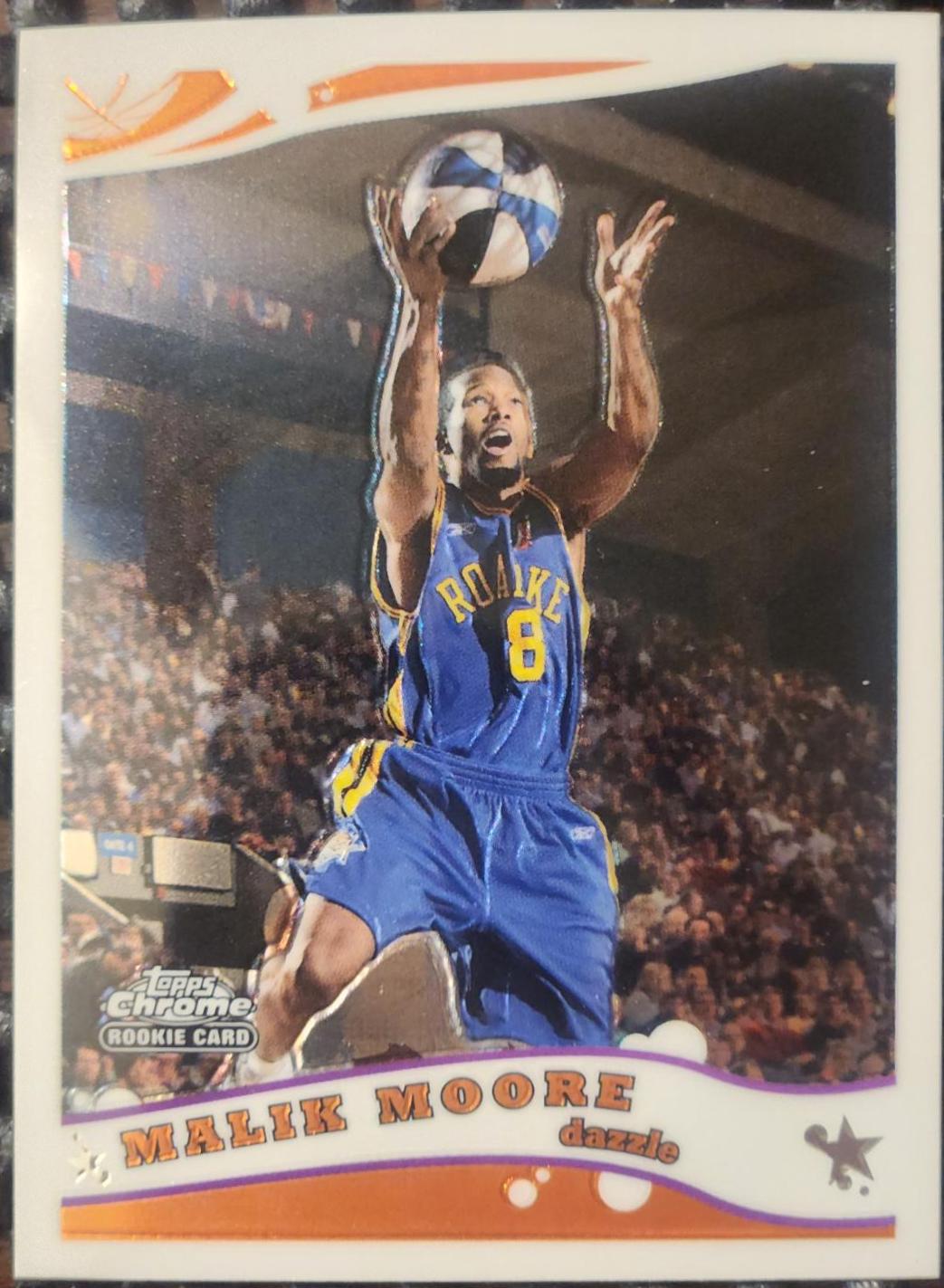 Malik Moore #261 Basketball Cards 2005 Topps Chrome