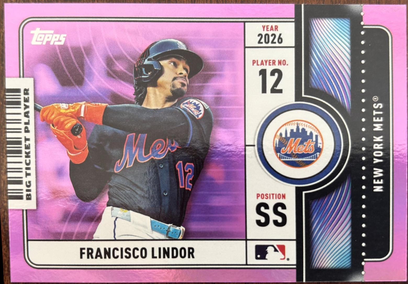 Francisco Lindor [Pink Foil] #BTP-10 Prices | 2026 Topps Big 
