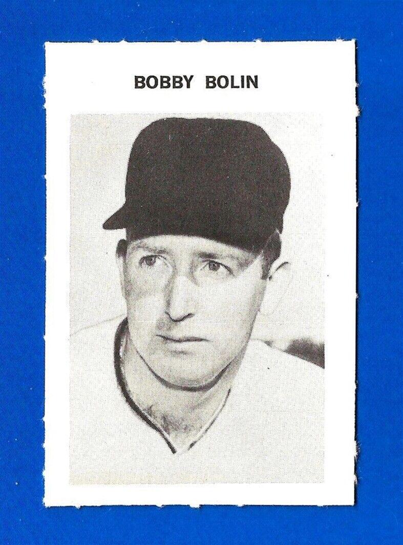 Bobby Bolin Baseball Cards 1972 Milton Bradley