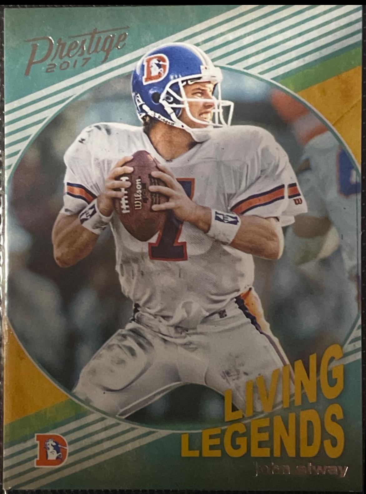 John Elway #18 Football Cards 2017 Panini Prestige Living Legends