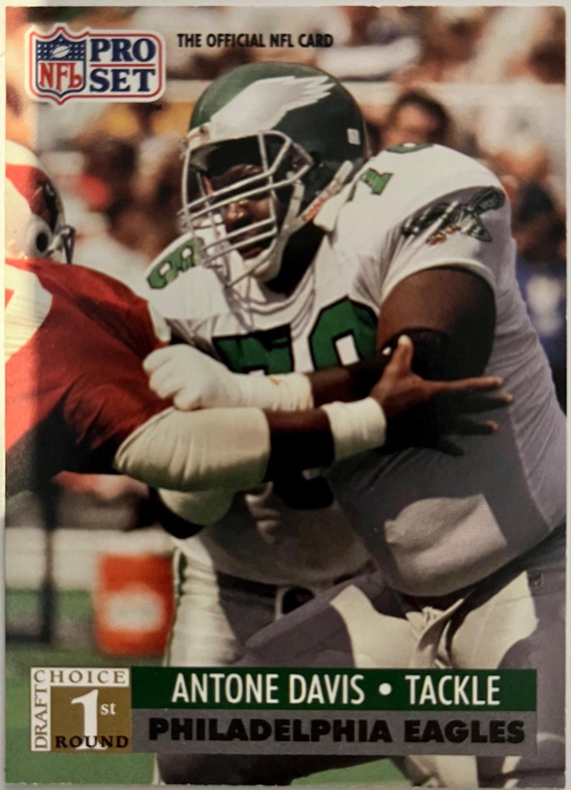 Antone Davis #737 Football Cards 1991 Pro Set
