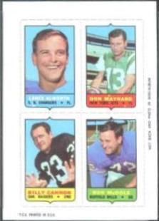 Lance Alworth, Don Maynard, Billy Cannon, Ron McDole