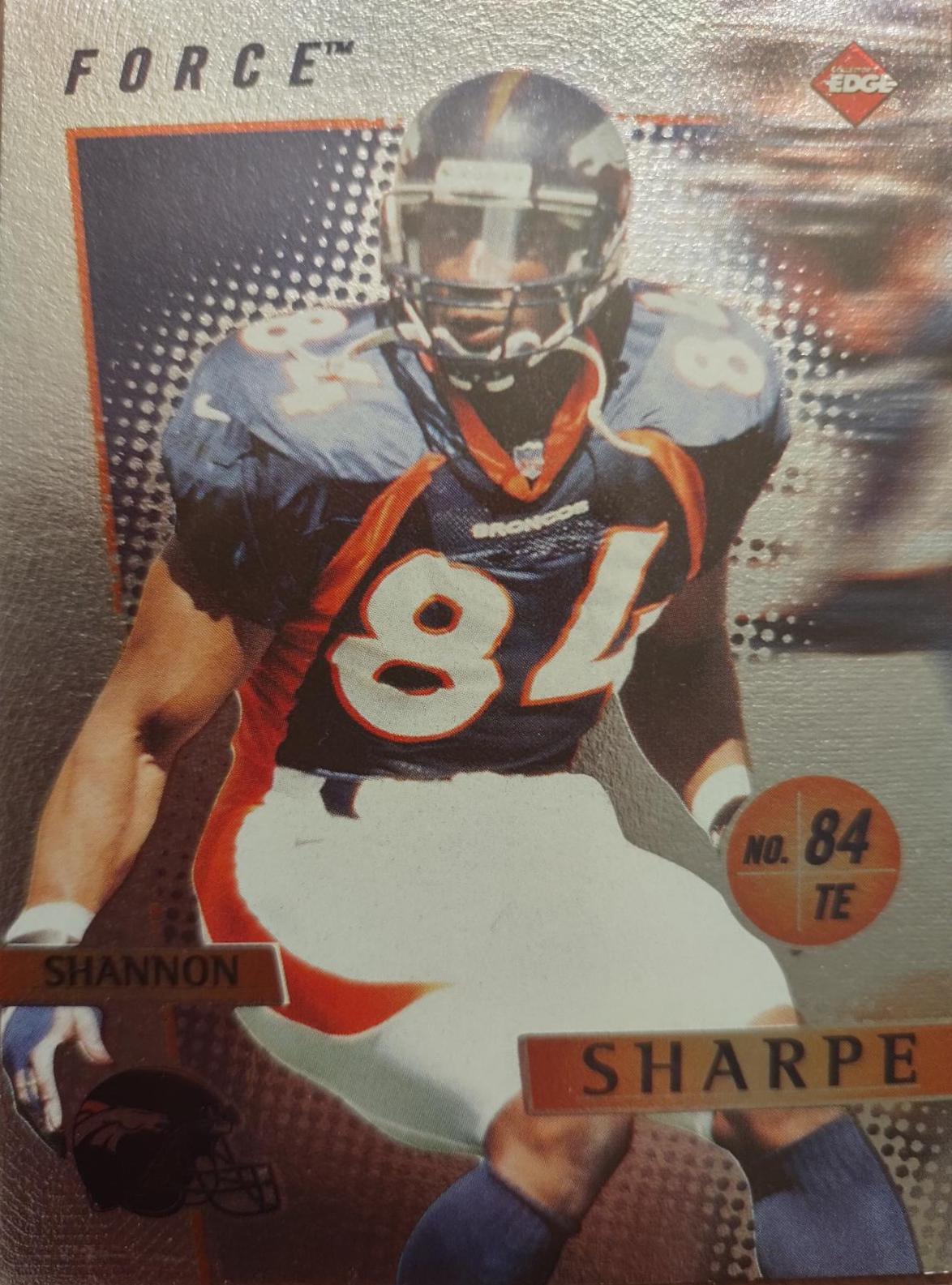 Shannon Sharpe #7 Football Cards 1997 Collector's Edge Extreme Force