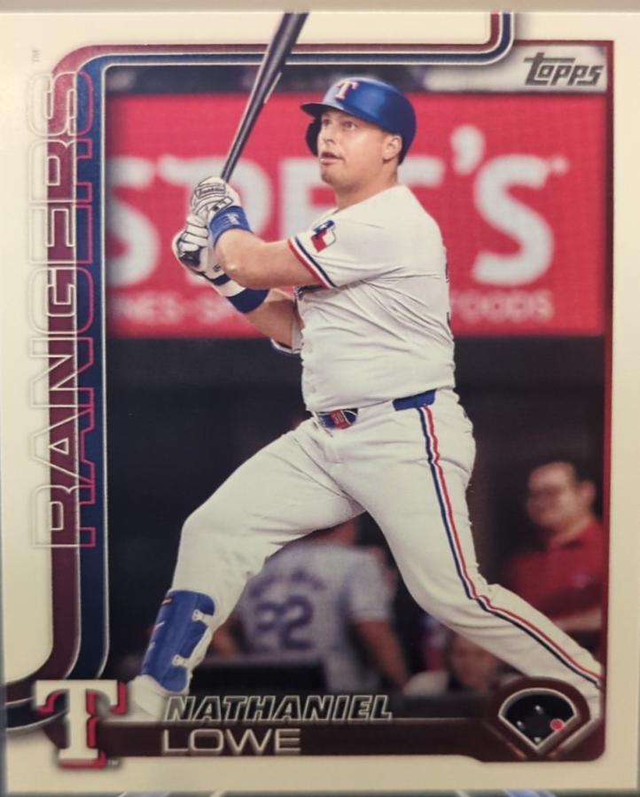 Nathaniel Lowe #259 Baseball Cards 2025 Topps