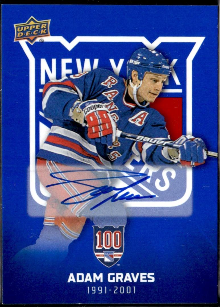 Adam Graves [Blue Autograph] #40