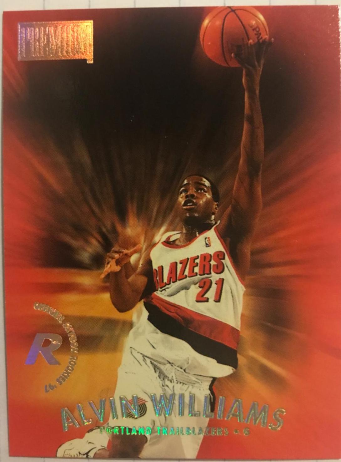 Alvin Williams #145 Basketball Cards 1997 Skybox Premium