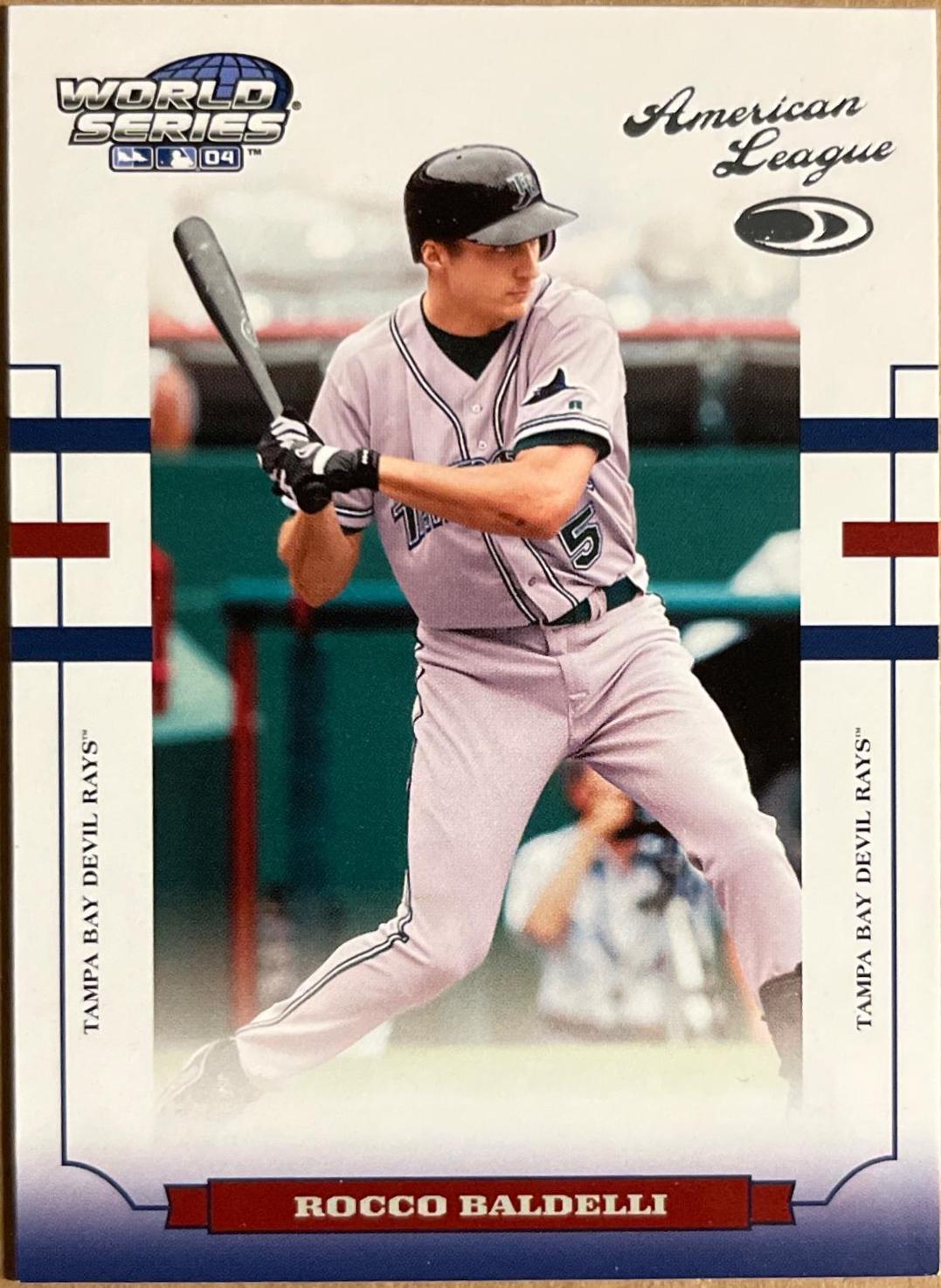 Rocco Baldelli #WS-166 Baseball Cards 2004 Donruss World Series