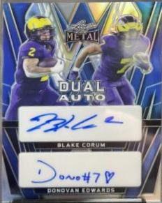 Blake Corum / Donovan Edwards [Blue Prismatic] #DA-3