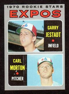 Expos 1970 Rookie Stars: Garry Jestadt / Carl Morton