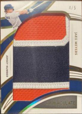 Jake Meyers [Patch Autograph Jersey Number] #117