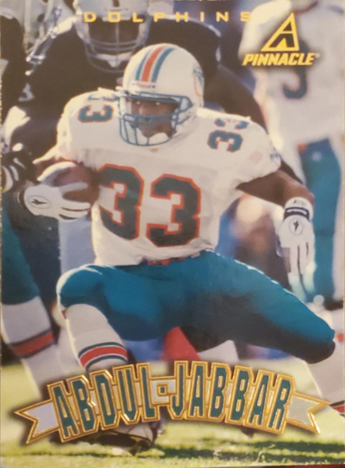 Karim Abdul-Jabbar #83 Football Cards 1997 Pinnacle