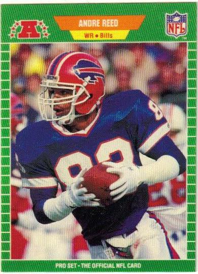 Andre Reed #26 Football Cards 1989 Pro Set