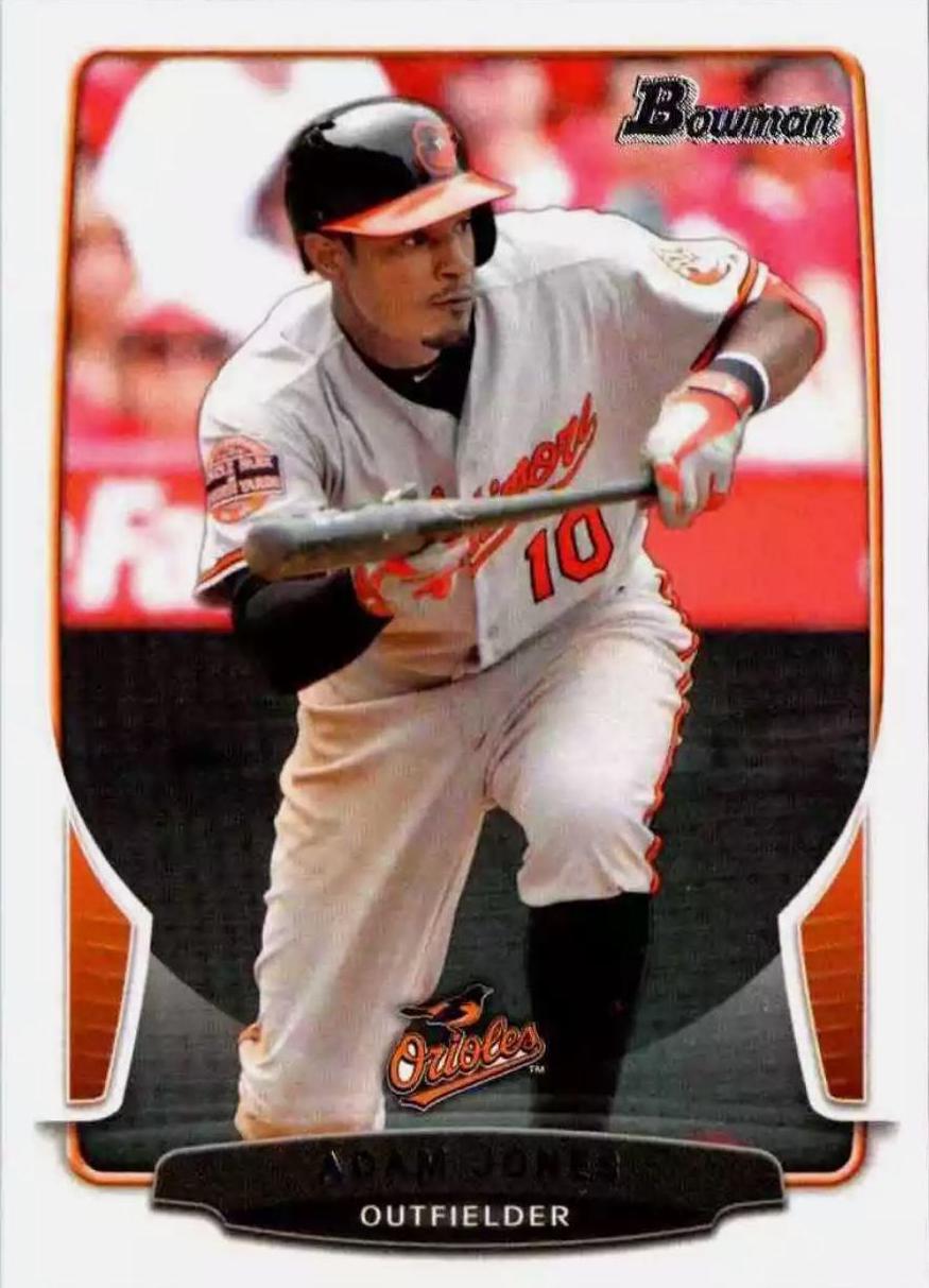 Adam Jones #1 Baseball Cards 2013 Bowman