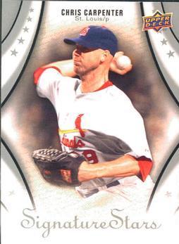 Chris Carpenter #27 Baseball Cards 2009 Upper Deck Signature Stars