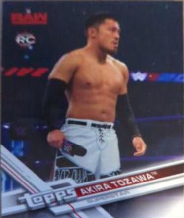 Akira Tozawa #104 Wrestling Cards 2017 Topps WWE Then Now Forever