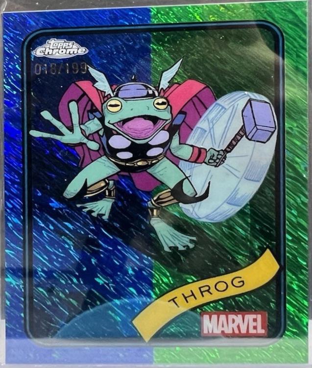 Throg Blue & Green Shimmer Refractor
