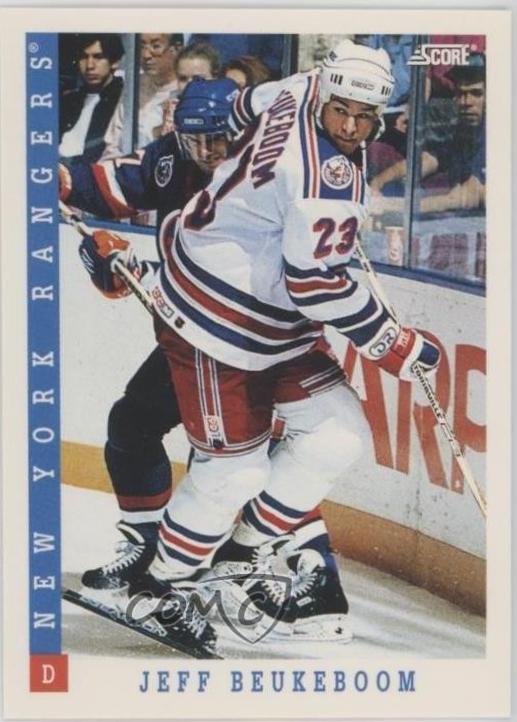 Jeff Beukeboom #94 1993 Score Canadian Hockey