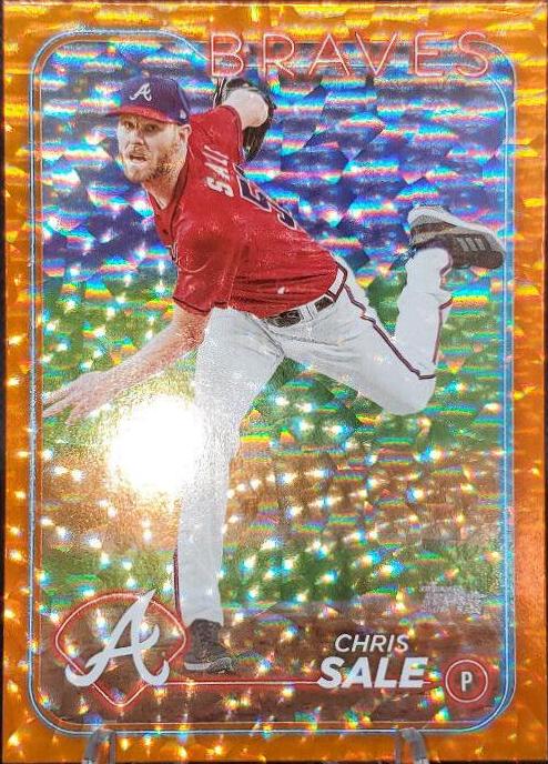 Chris Sale [Orange Foil] (2024 Topps)