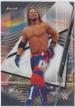 AJ Styles #34 Wrestling Cards 2020 Topps WWE Finest
