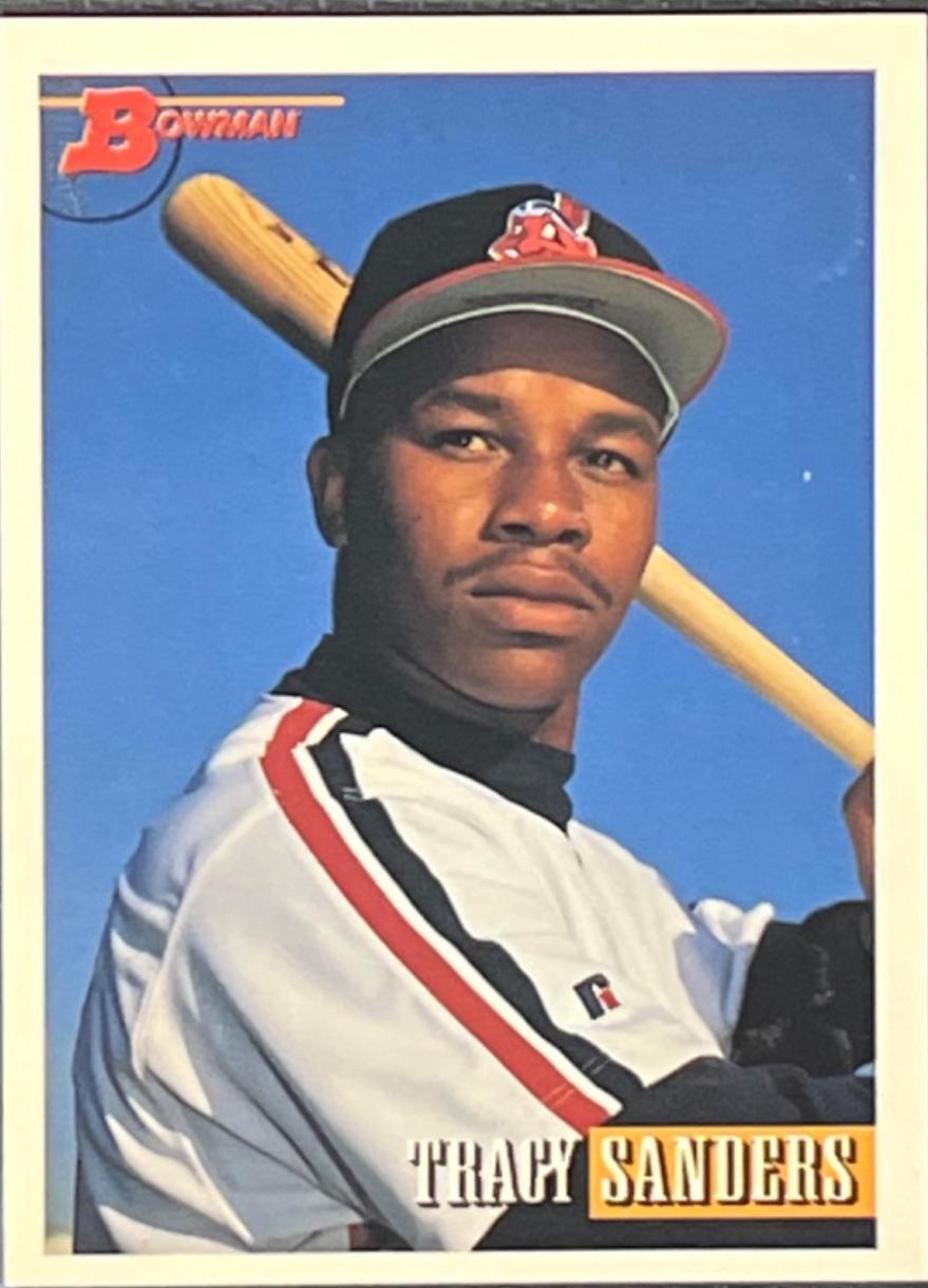 Tracy Sanders #9 Baseball Cards 1993 Bowman