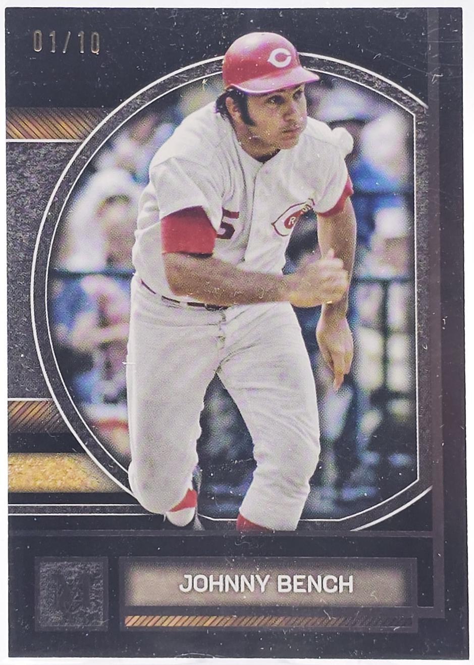 Johnny Bench [Black Diamond] #13 Prices | 2025 Topps Museum Collection ...