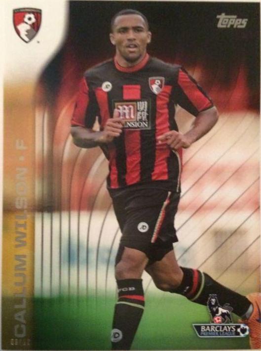 Callum Wilson #7 Soccer Cards 2015 Topps Premier Gold