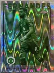 Bruno Fernandes [Night Vision RayWave Refractor] #152 Soccer Cards 2024 Topps Chrome UEFA Prices