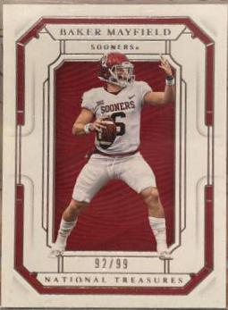 Baker Mayfield #2 Football Cards 2019 Panini National Treasures Collegiate