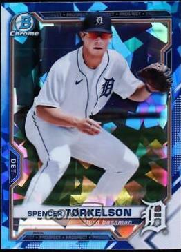 Spencer Torkelson #BCP-96 Baseball Cards 2021 Bowman Sapphire