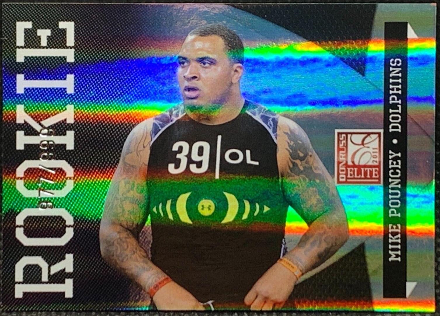 Mike Pouncey #167 Football Cards 2011 Panini Donruss Elite