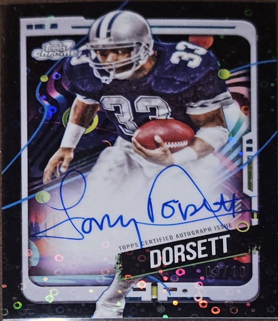 Tony Dorsett [Black Eclipse Refractor] #CCA-TD