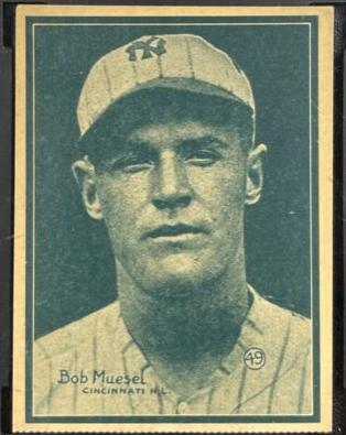 Bob Muesel #49 1931 W517 Baseball