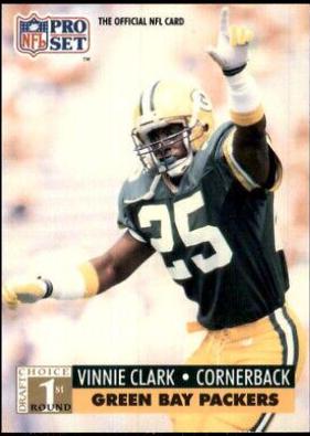 Vinnie Clark #748 Football Cards 1991 Pro Set