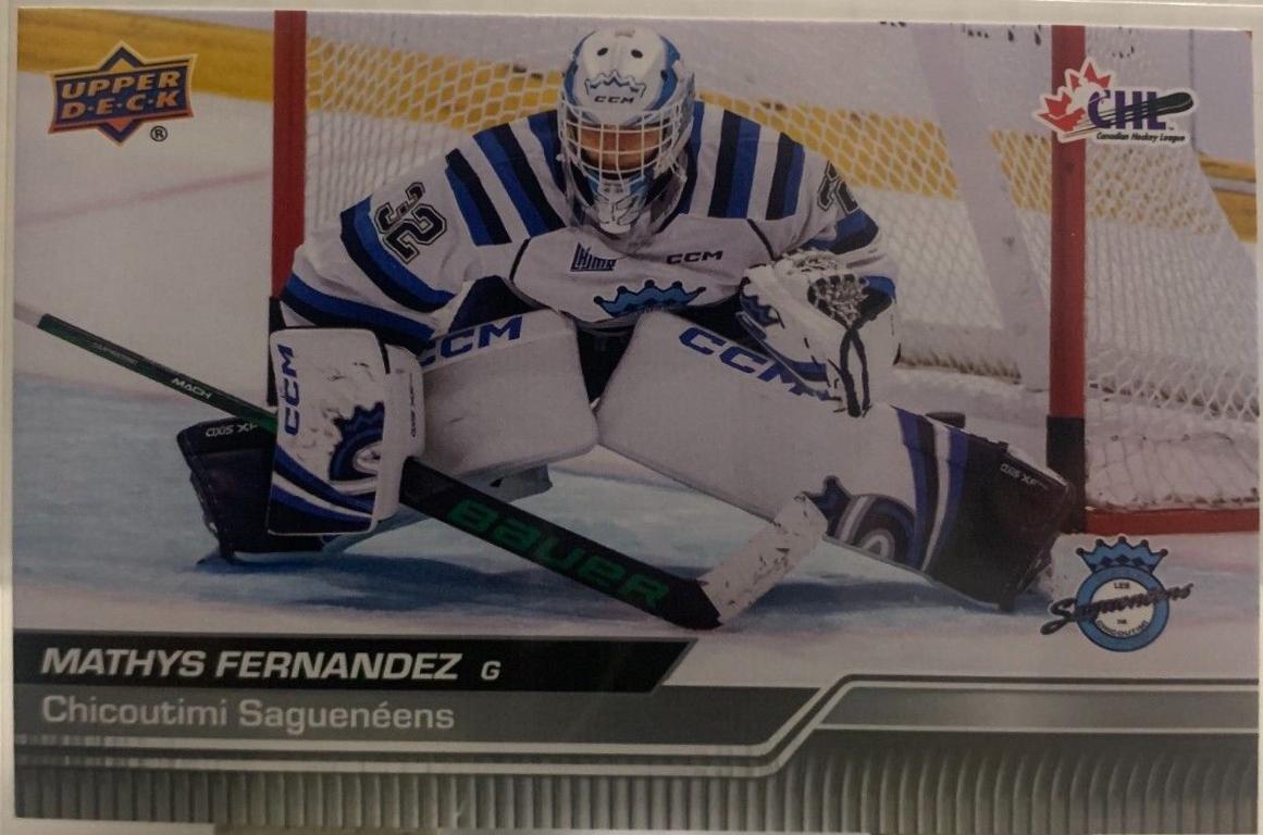 Mathys Fernandez #136 Hockey Cards 2023 Upper Deck CHL