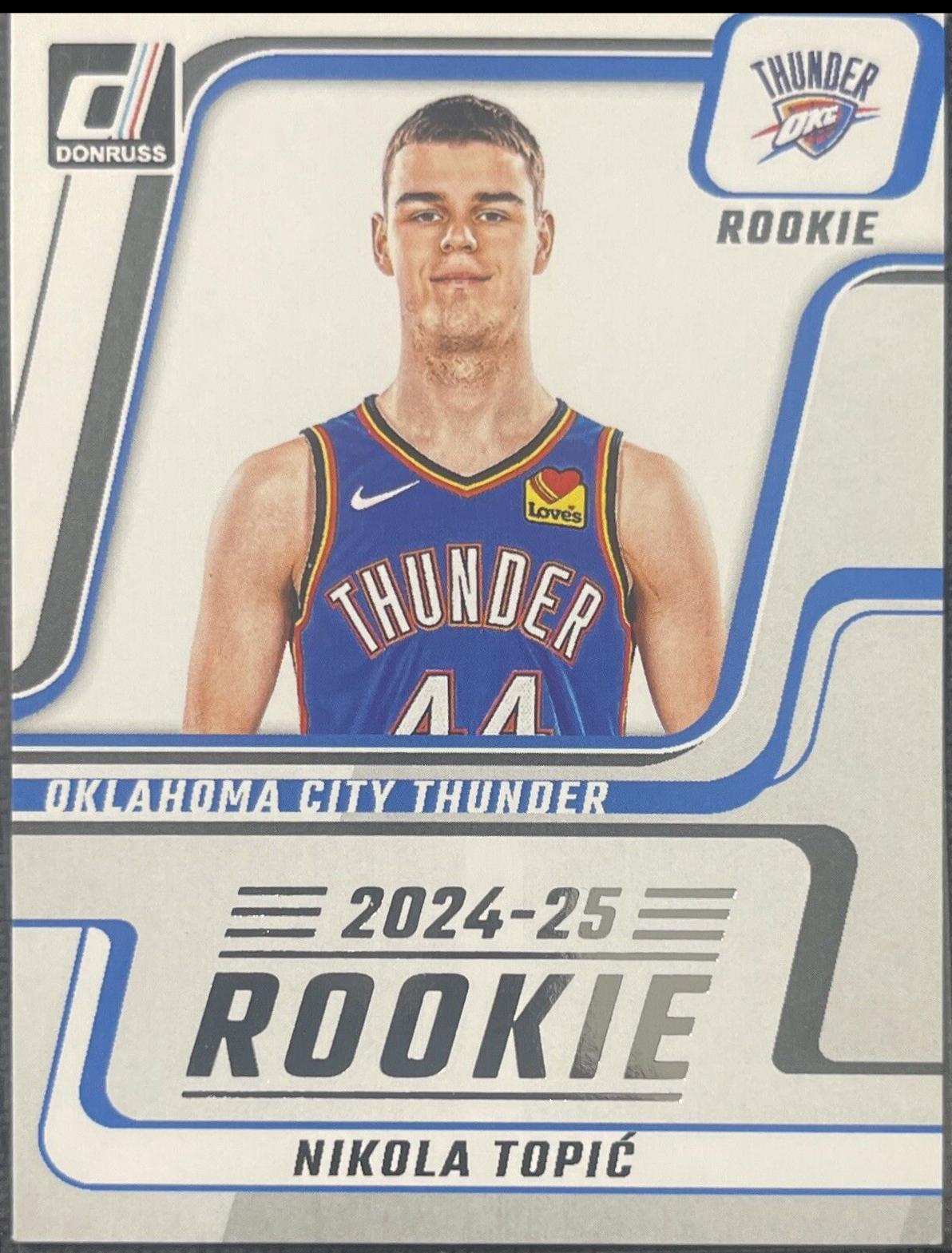 Nikola Topic #NDA-NTO Basketball Cards 2024 Panini Donruss Next Day
