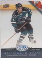 Jonathan Cheechoo #AW21 Hockey Cards 2008 Upper Deck All World Team
