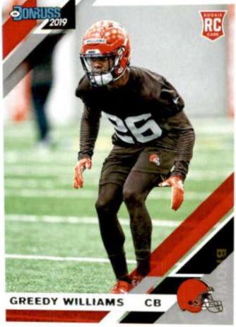 Greedy Williams #272 Football Cards 2019 Donruss
