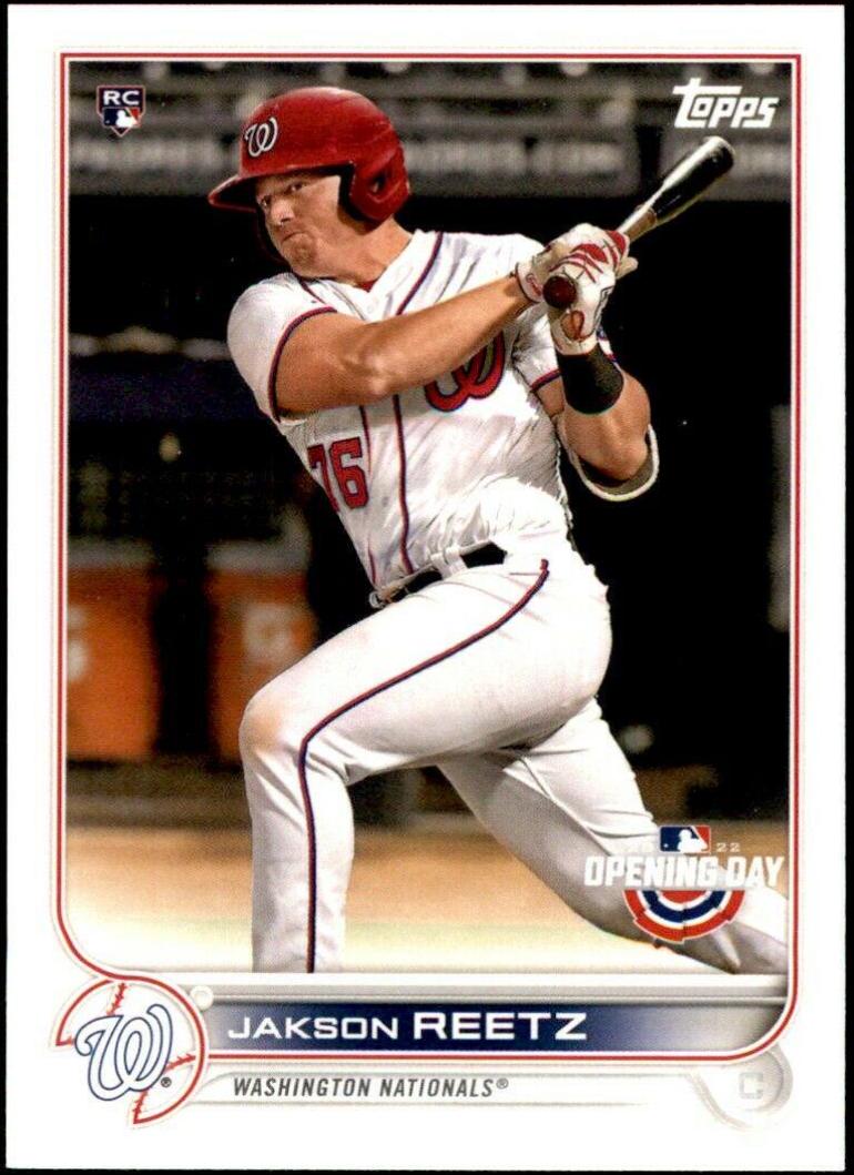 Jakson Reetz #114 Baseball Cards 2022 Topps Opening Day