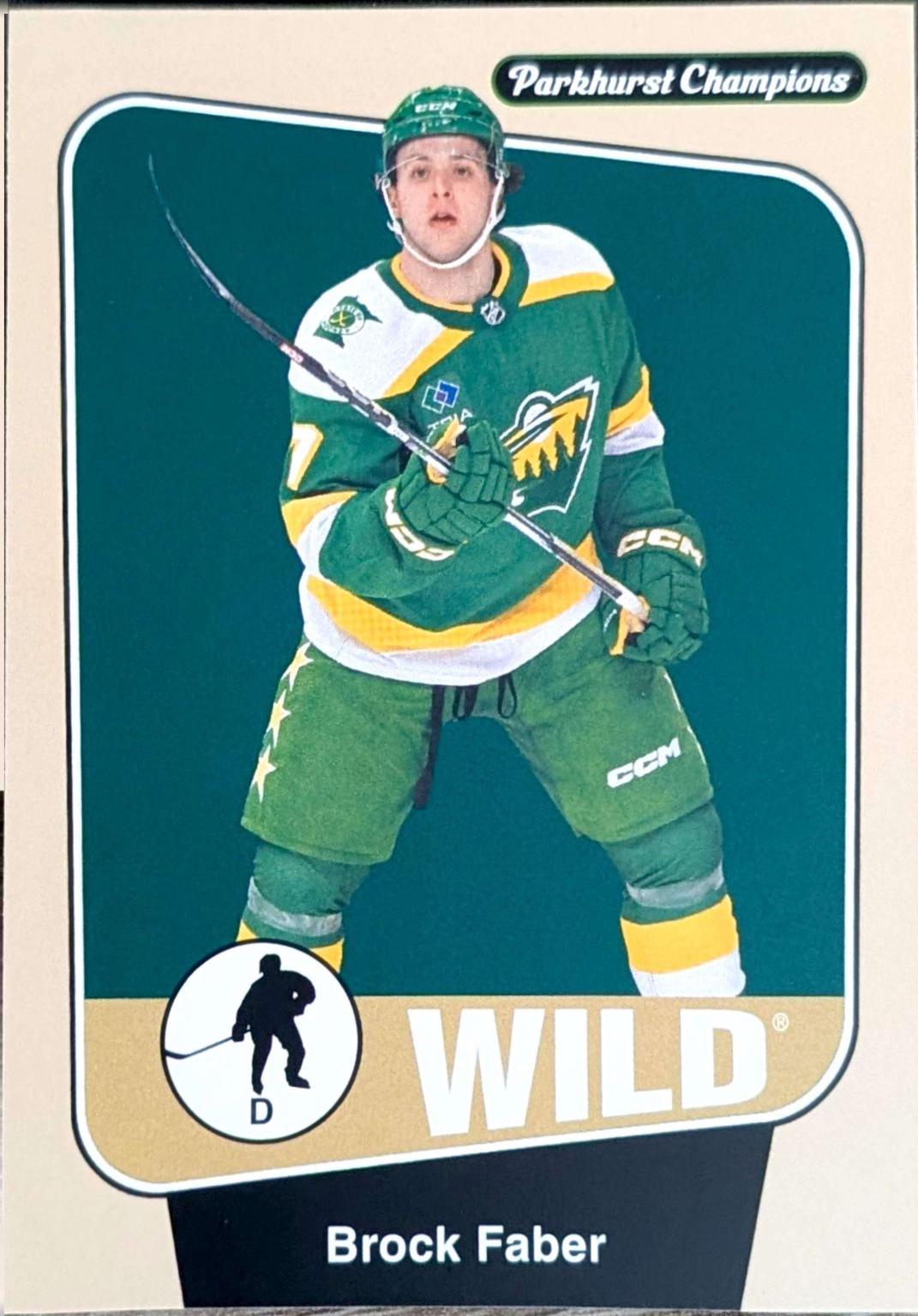 Brock Faber #7 2024 Upper Deck Parkhurst Champions Hockey