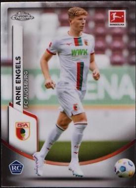 Arne Engels #2 Soccer Cards 2023 Topps Chrome Bundesliga