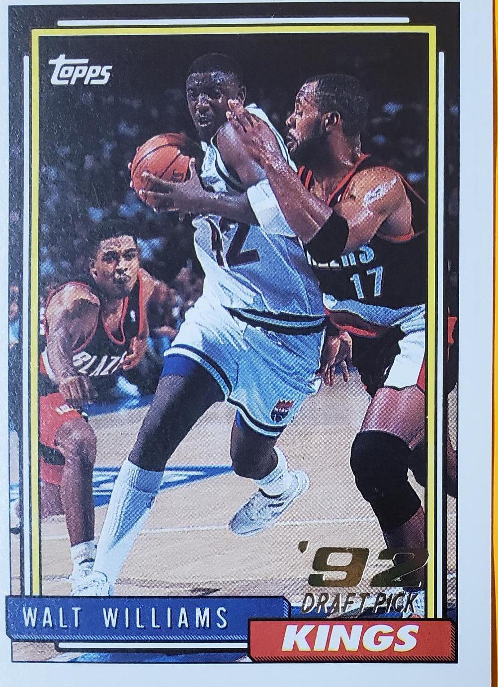 Walt Williams #302 Basketball Cards 1992 Topps