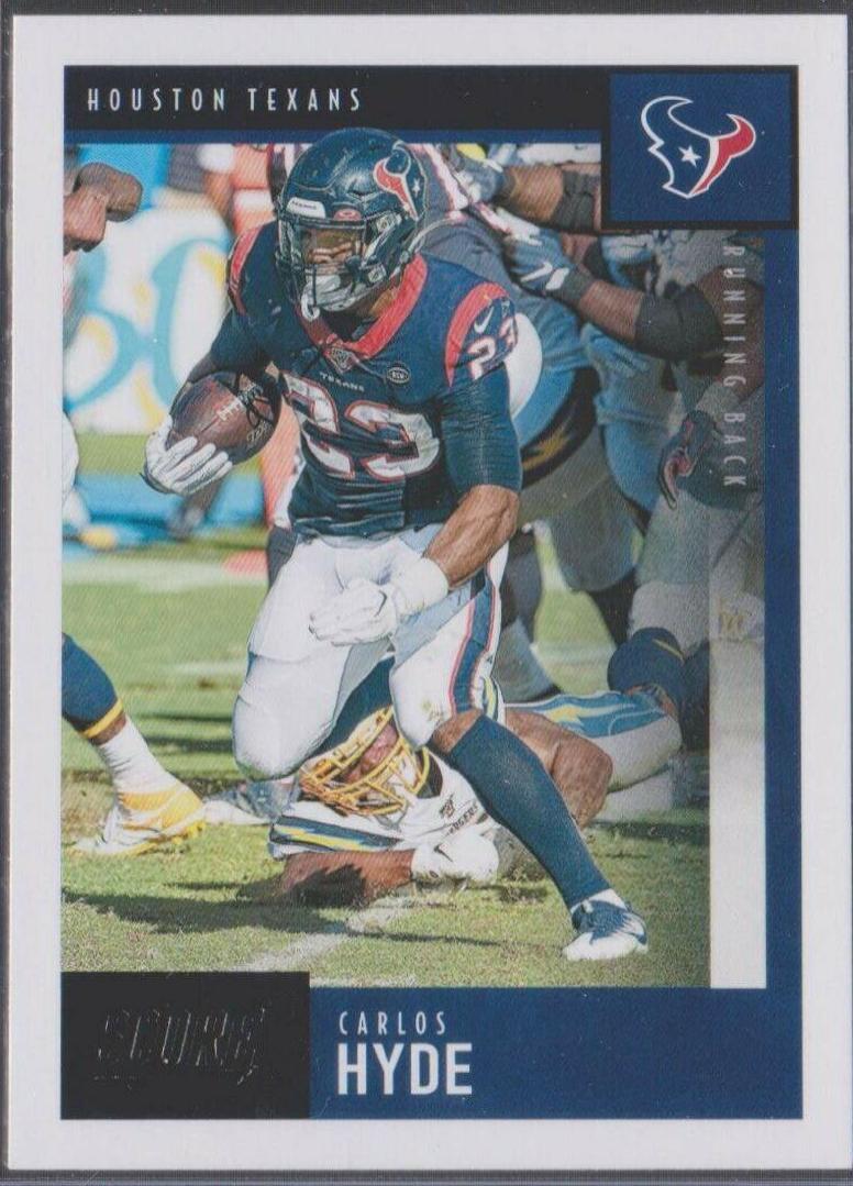 Carlos Hyde #87 2020 Panini Score Football