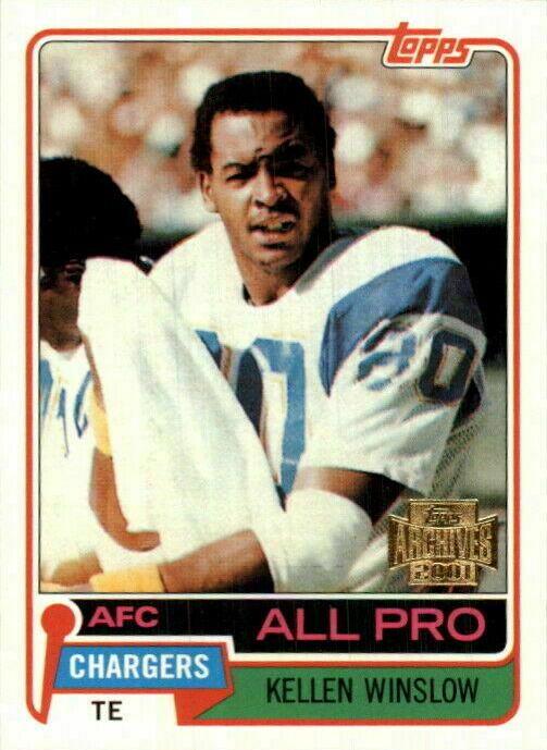 Kellen Winslow #47 Football Cards 2001 Topps Archives