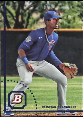 Cristian Hernandez #BHP-17 2022 Bowman Heritage Paper Prospect Baseball