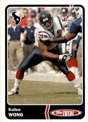 Kailee Wong #14 Football Cards 2003 Topps Total