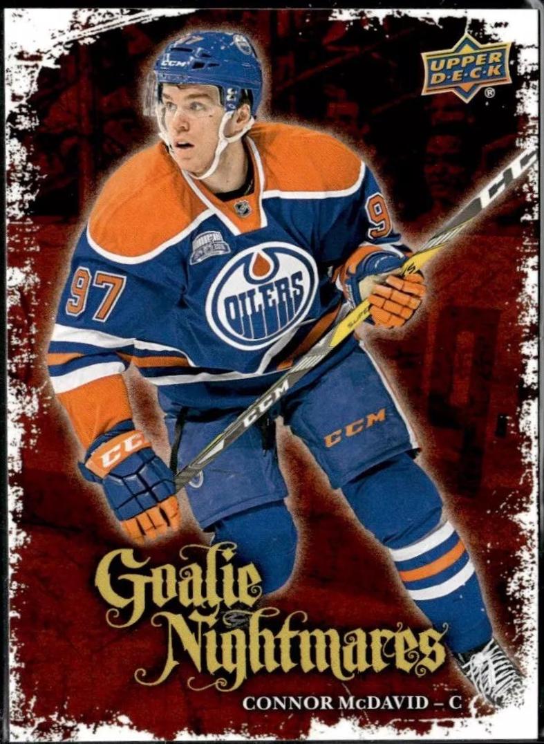 Connor McDavid #GN-12 Hockey Cards 2016 Upper Deck Goalie Nightmares