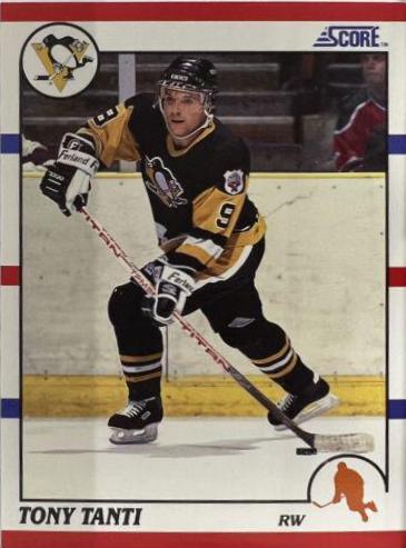 Tony Tanti #137 Hockey Cards 1990 Score Canadian