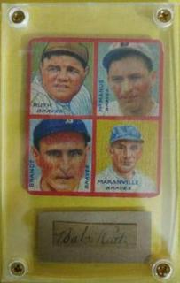Brandt, Maranville, McManus, Ruth