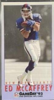 Ed McCaffrey #125 1993 Fleer Gameday Football